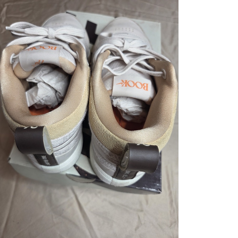 Nike Book 1 Chapter One White/Cream Basketball Sneakers Men's Sz 7.5 - Picture 11 of 15